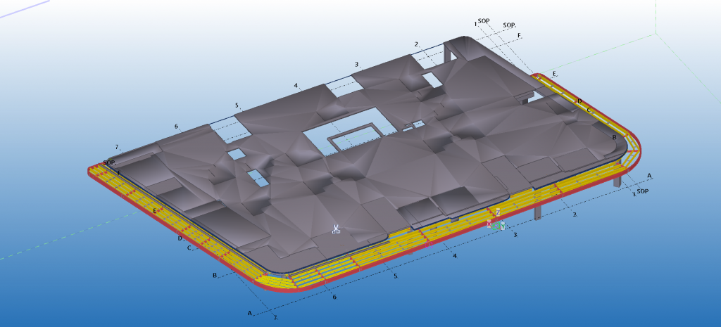 Redfern Awning & Crown Roof Steel Detailing | Stressfree Structural