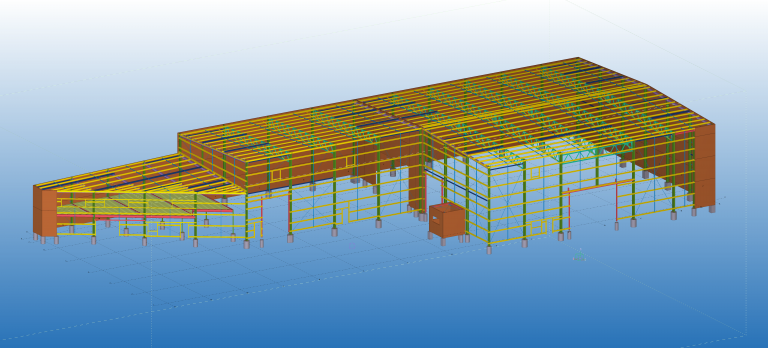 Waste Transfer Facility – Strathfield, NSW #Steel Detailing #Precast Panel Detailing #Shop Drawings #Industrial #Sydney